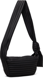 ISSEY MIYAKE Black Linear Knit 58 Bag