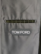 TOM FORD - Shelton Slim-Fit Pinstriped Cotton-Velvet Suit Jacket - Green