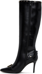 Versace Jeans Couture SSENSE Exclusive Black Hardware Boots
