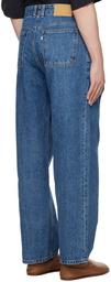 Youth Blue Structured Jeans