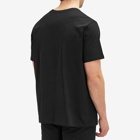Balmain Men's Foil Paris Logo T-Shirt in Black/Silver/Cream
