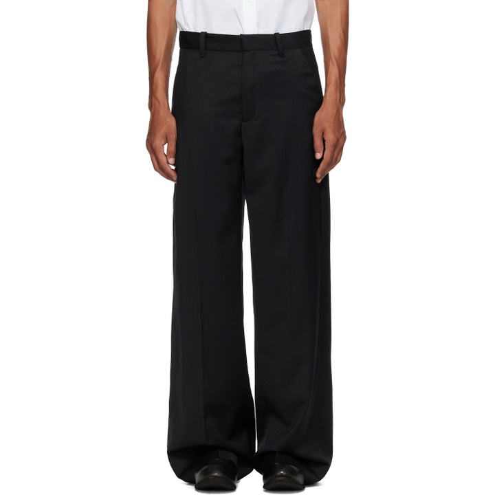 Photo: HELIOT EMIL Black Diapason Tailored Trousers