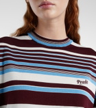 Prada Striped cotton T-shirt