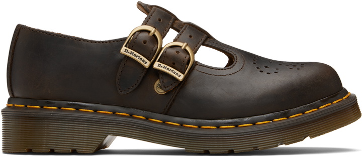 Photo: Dr. Martens Brown 8065 Leather Mary Jane Loafers