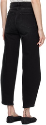 TOTEME Black Barrel Leg Jeans
