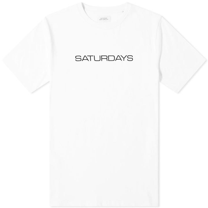 Photo: Saturdays NYC Microgramma Tee