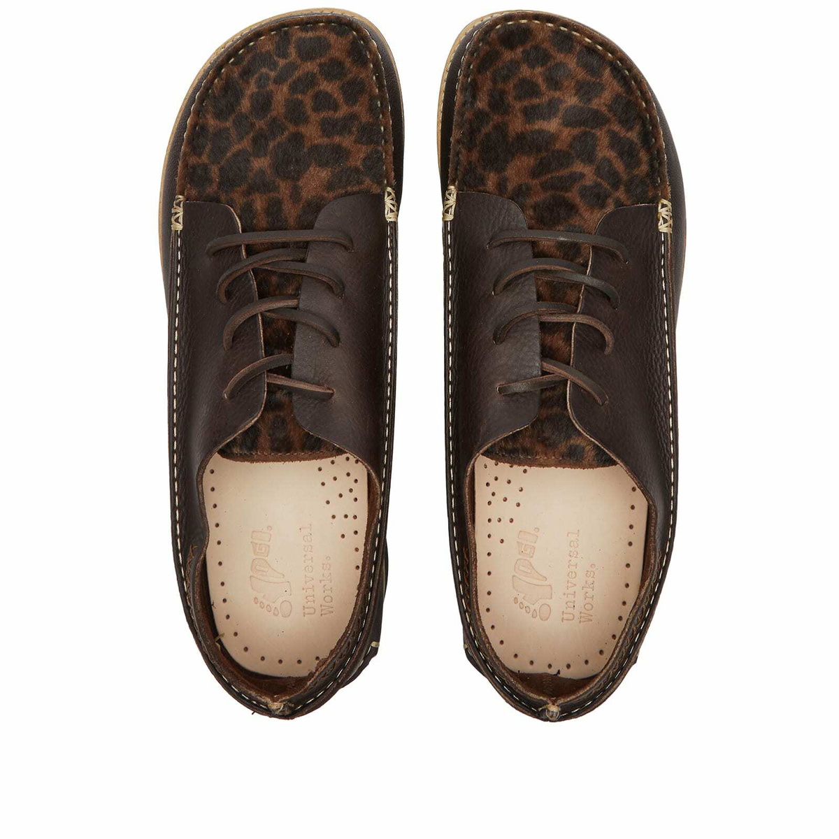 Yogi Men's x Universal Works Finn in Dark Brown/Leopard Yogi