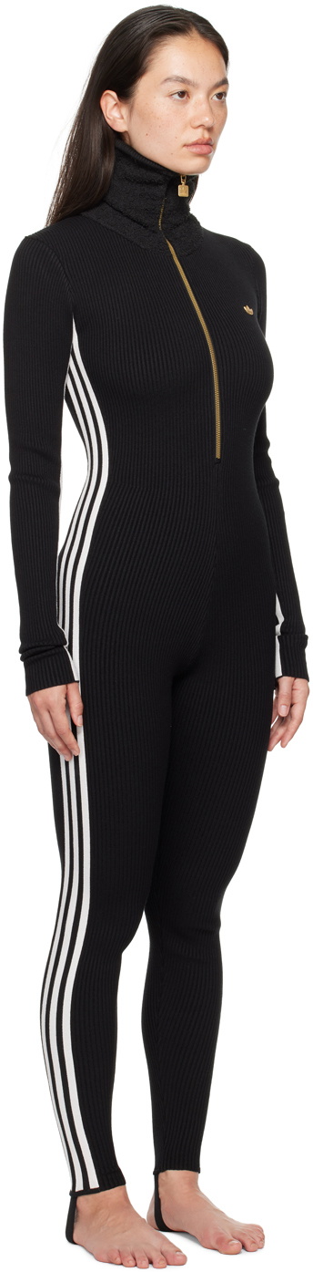adidas Originals Black Premium Knit Jumpsuit