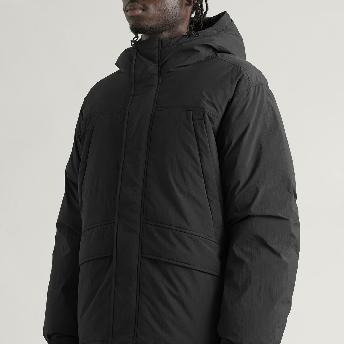 Snow Peak Men's Everyday Down Jacket in Black