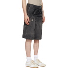 Off-White Black Owr Grad Cot Carpenter Shorts
