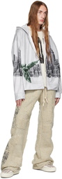 Who Decides War Off-White Drawstring Sweatpants