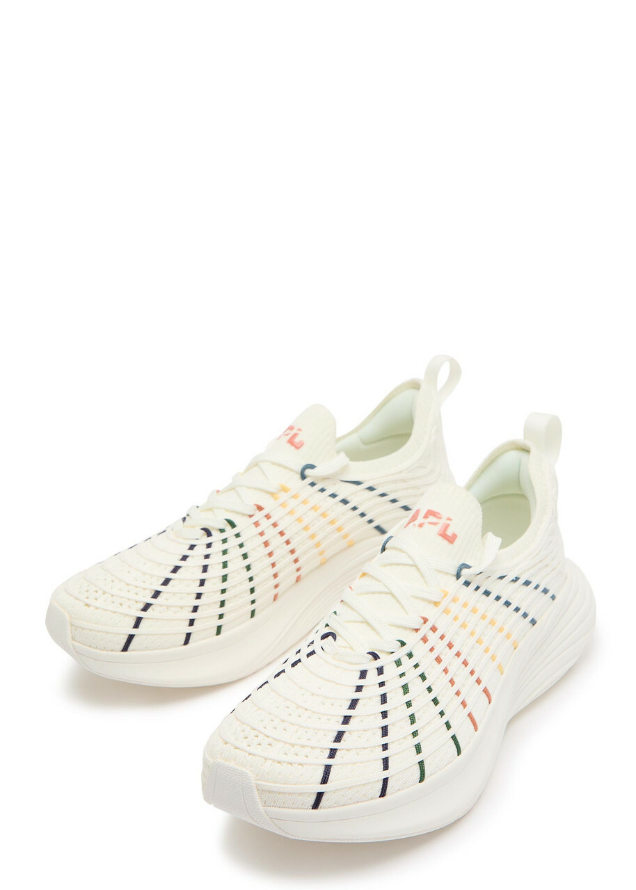 Athletic Propulsion Labs Techloom Zipline Embroidered Knit Sneakers White