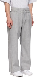 Fumito Ganryu Gray Side Conceal Trousers