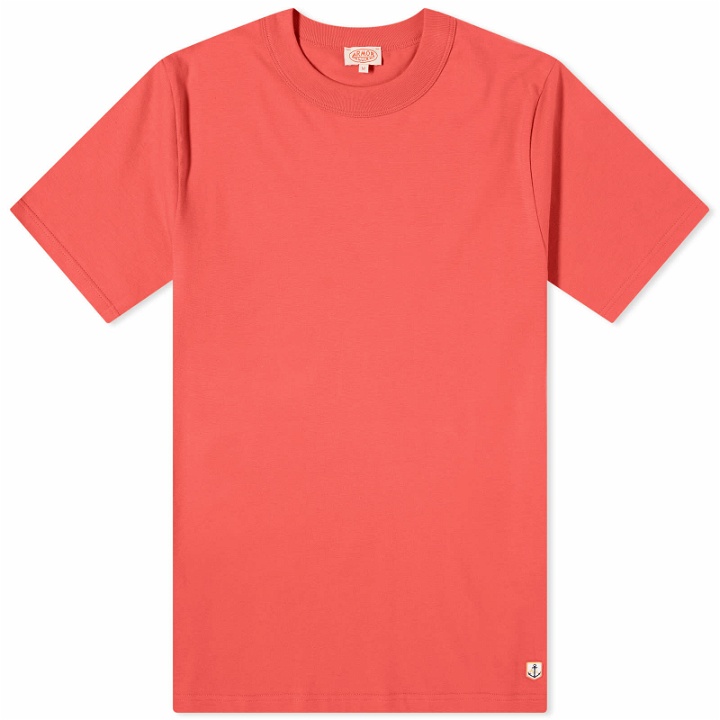 Photo: Armor-Lux Men's 70990 Classic T-Shirt in Cardinal