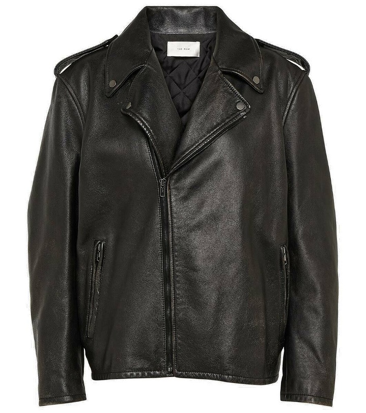 Photo: The Row Catilina leather biker jacket