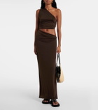 Jade Swim Yana cutout one-shoulder maxi dress