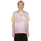 Fumito Ganryu Multicolor Watteau Pleat Shirt