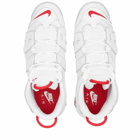 Nike Men's Air More Uptempo '96 Sneakers in White/University Red