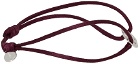 Valentino Garavani Purple Cord VLogo Bracelet
