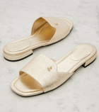 Jimmy Choo Dina leather slides