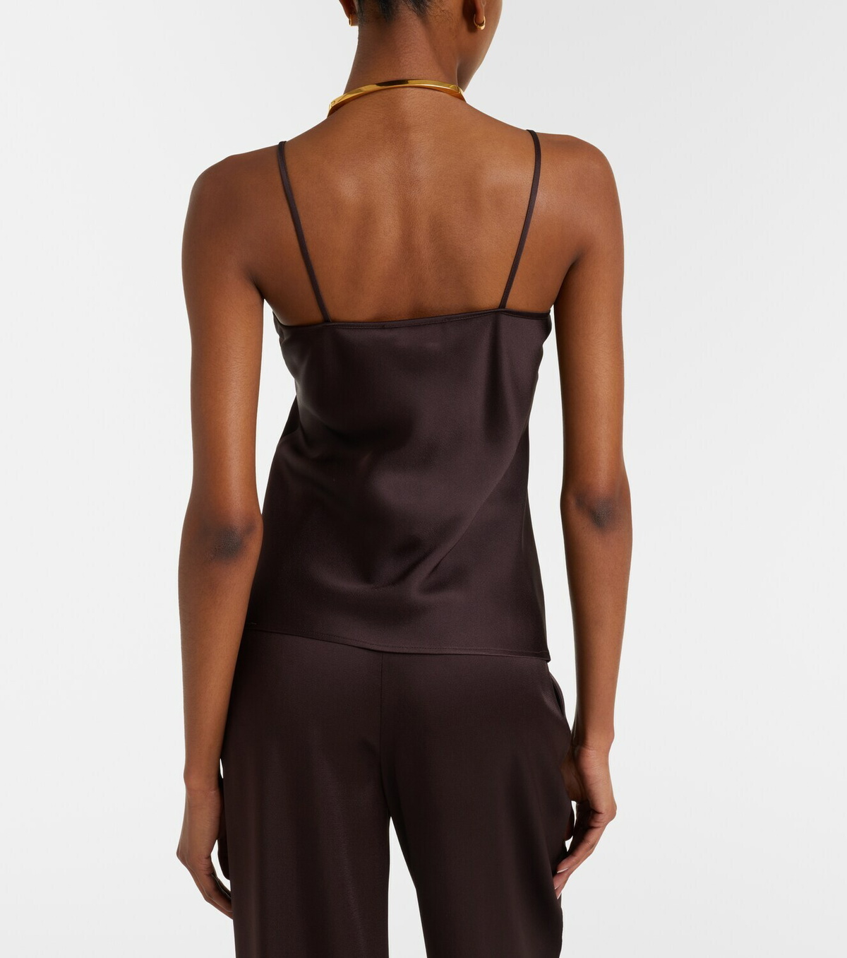 Max Mara Crêpe satin camisole