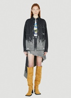 JW Anderson - Asymmetric Studded Skirt in Grey