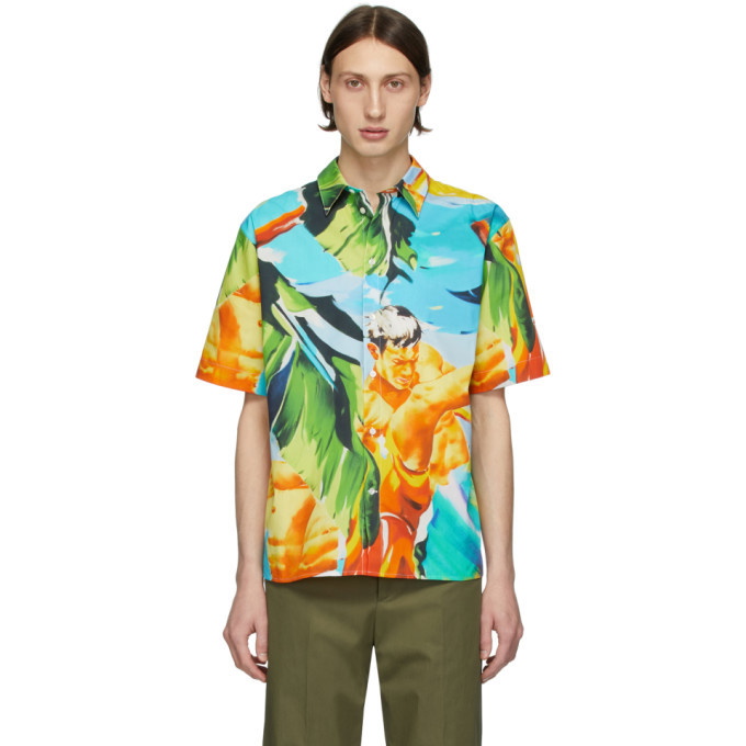 Photo: MSGM Multicolor Summer Print Shirt