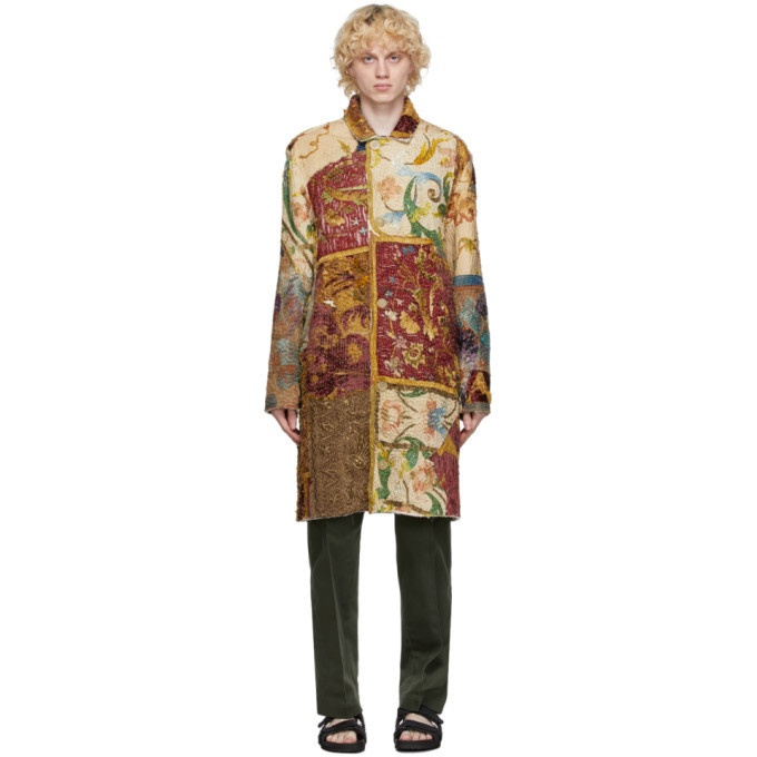 Photo: By Walid Multicolor Ecclesiastical Panel Rufus Coat