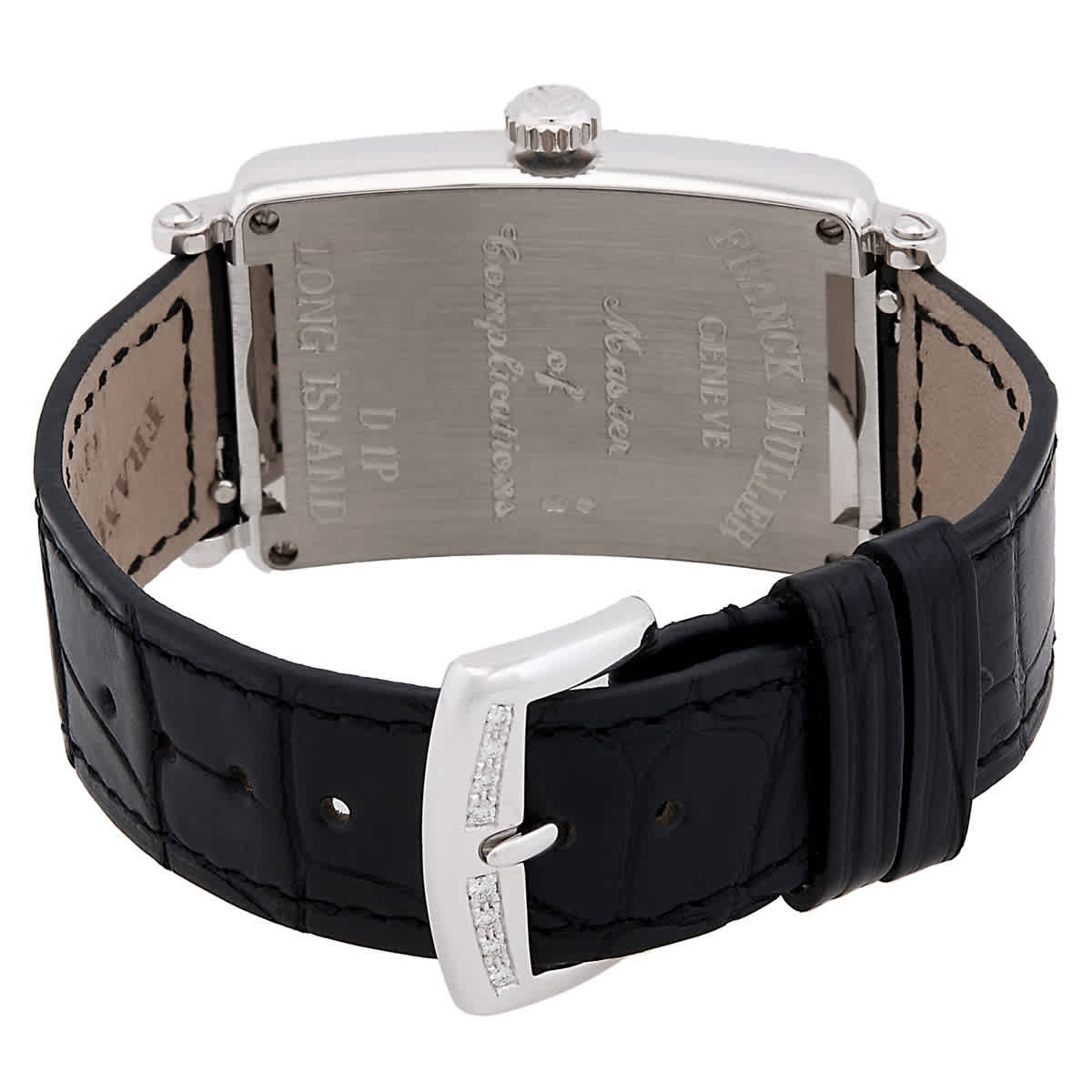 Franck Muller Long Island Quartz Diamond Black Dial Watch 952 QZ D 1P OG