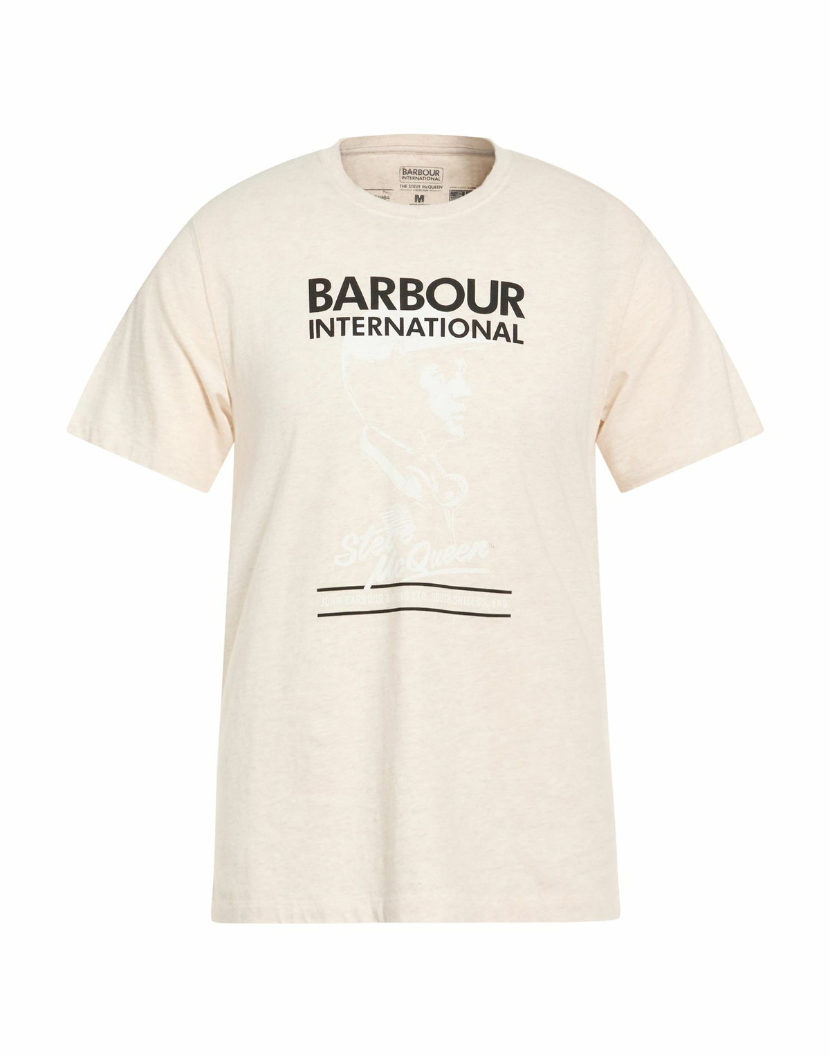 Barbour Mens T-shirt in Beige