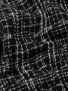 Mastermind World - Logo-Embroidered Cotton-Blend Tweed Bomber Jacket - Black