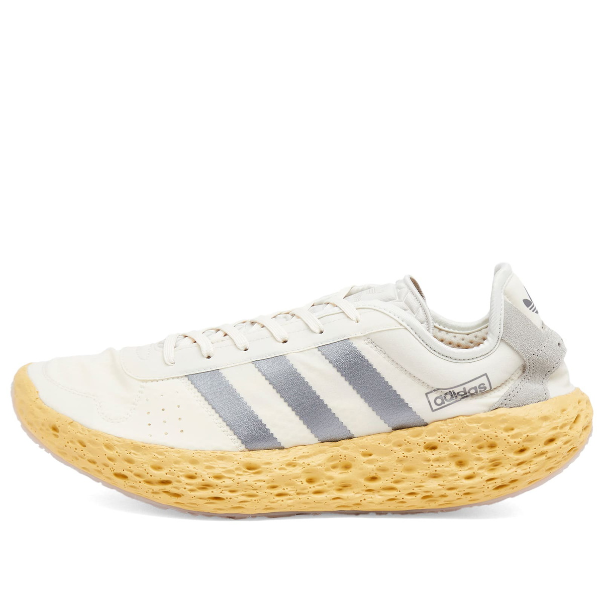 Adidas Men's Zponge Sneaker in Grey/Iron Met./Yellow adidas