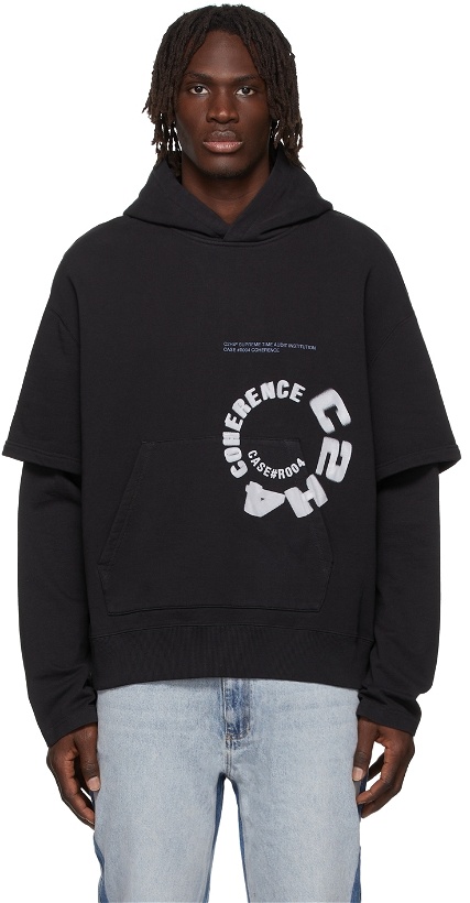 Photo: C2H4 Black Coherence Double Layer Hoodie