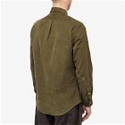Polo Ralph Lauren Men's Corduroy Button Down Shirt in Defender Green