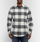 J.Crew - Checked Cotton-Flannel Shirt - Men - Dark gray