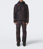 Aztech Mountain Nuke printed hooded down ski jacket
