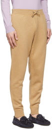 Ralph Lauren Purple Label Tan Cotton Lounge Pants