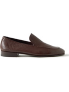 Manolo Blahnik - Truro Full-Grain Leather Loafers - Brown