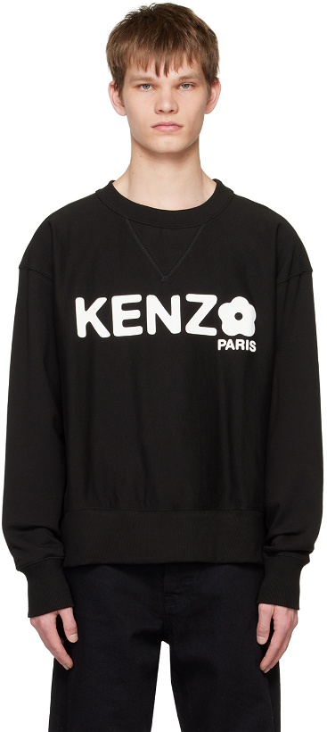 Photo: Kenzo Black Kenzo Paris Crewneck Sweatshirt