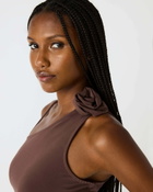 Steve Madden Hadleigh Knit Top in Brown