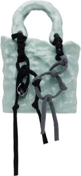 Ottolinger SSENSE Exclusive Blue Signature Ceramic Bag