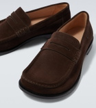 Loewe Campo suede penny loafers