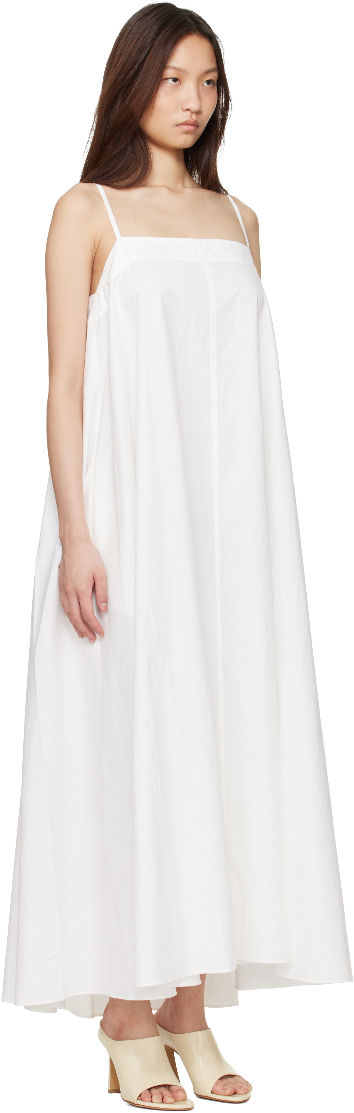 Studio Nicholson White Achille Maxi Dress