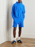 Les Tien - Garment-Dyed Cotton-Jersey Hoodie - Blue