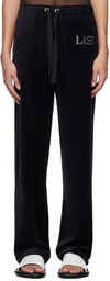 Ludovic de Saint Sernin Black 'All The Rumors Are True' Lounge Pants