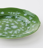 Cabana x Ginori 1735 floral porcelain dessert plate