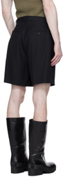 LGN Louis Gabriel Nouchi Black Paper Clip Shorts