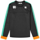 Wales Bonner Women's Long Sleeve Commune T-Shirt in Black/Green/Orange