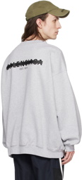 Balenciaga Gray Strike '1917' Sweatshirt