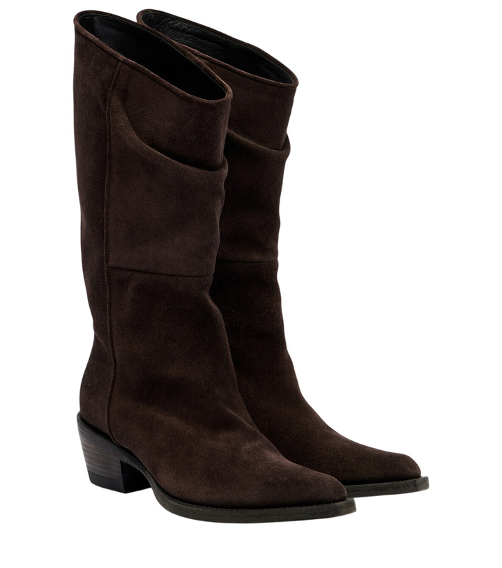 Photo: Khaite Clive suede knee-high boots